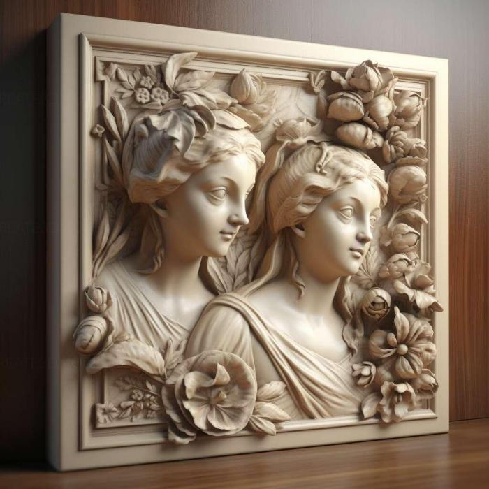 نموذج ثلاثي الأبعاد لآلة CNC 3D Art 